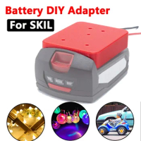 For SKIL 18V SB18A SB18B SB18C Li-ion Battery DIY Adapter Power Tools Parts Replacement 14 AWG Wires (NO Battery)
