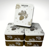 德國原廠版 Weleda 禮盒鐵盒 1入 鐵盒 聖誕鐵盒 禮品鐵盒 禮盒加購 交換禮物 包裝盒 送禮包裝 附發票【心心哈德】現貨 全館499超取免運｜全場下殺★滿額再享折扣