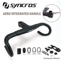 SYNCROS H-ONE 11 Aero Integrated Bar/Stem Handlebars Screws 31.8mm Diameter And 28.6mm Converter Bicycle Parts