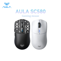On sale AULA SC580 Wireless Mouse Bluetooth/2.4G/Type-C 500mAh Battery With 6-speed DPI Support for