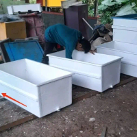 bak ikan hias uk 110*40*40 cm polos Fiberglass
