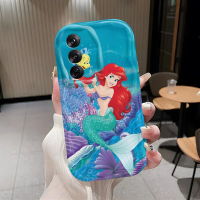 เคสโทรศัพท์ลายการ์ตูนดิสนีย์สุดน่ารัก ลายอริเอลนางเงือกกำลังหวีผม เหมาะสำหรับโทรศัพท์ OPPO A15/ 16/ 