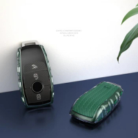 Cardooog Car Key Cases For Mercedes-BenzE Class/ C Class E200 E300 C260 A200 Car Key Cover Pack Carbon Fiber TPU Car Accessories