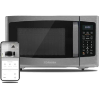 Toshiba ML-SEM23P(BS) Smart Countertop Microwave, Voice Control with Alexa, Free Recipe in APP, Kitchen Essentials