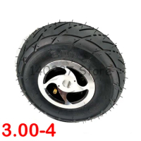 10 inch tyre and inner tube 3.00-4 tire wheel +4 inch alloy rims hub for electric scooter Gas scooter bike motorcycle