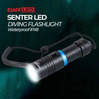 Senter Diving LED multifungsi Mini Super Terang Flashlight Waterproof L2 3800 Lumens 1 Buah Baterai