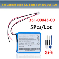 5Pcs/Lot Original Battery For Garmin Edge820 Edge 520 Plus Edge 500 205 200 Edge 820 520 GPS Cycling Computer 361-00043-00