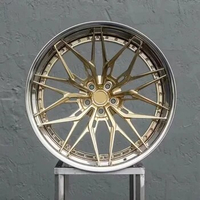 racing 5x112 wheels 19 20 21 inch 2 piece polishing alloy forged passenger car wheels rims