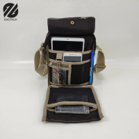 Tas Selempang Kanvas Pria Xavier Hitam Original Baepack / Tas Bahu Selempang Canvas Premium Aestheti