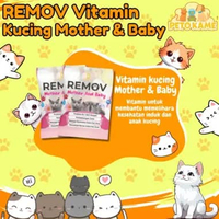 Remov Vitamin Kucing Mother & Baby 5 Kapsul | Vitamin Kucing Hamil Dan Menyusui