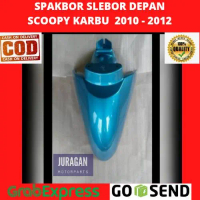 Spakbor Slebor Depan Honda Scoopy Karbu Lama 2010 2011 Biru Telor Asin