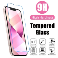 1-5PCS 9D Protective Glass For Apple iPhone 13 12 mini 11 Pro Max Tempered Screen Protector iPhone X XR XS Max 7 8 Plus Glass