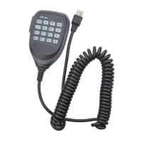 Hiroyasu IC-980Pro Mobile Radio Transceiver Walkie Talkie Microphone Handheld Mic Speaker HM-18