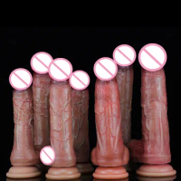 Big Dildo for Men Sexy Pussy Sex Shop Full Size Realistic Vagina Masturbation Sextoy Female Dildos Dildlo Rubber Penis 18 Toys