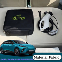 For MG 4 EV MG4 MULAN EH32 2022 2023 Car Charging Cable Storage Bag Charger Plugs EV Sockets Equipment Organizer Bag Waterproof