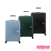 AMERICAN TOURISTER 美國旅行者 28吋 AEROSTEP 立體漸層可擴充大容量輕量PP行李箱/旅行箱(多色可選)
