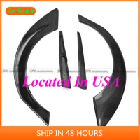 Carbon Fiber Rear Wide Fender Flares 4pcs Car Styling Accessories Racing Trim Fit For Honda Civic FD2 M and M