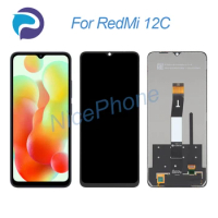 For RedMi 12C LCD Display Touch Screen Digitizer Replacement 22120RN86G, 22120RN86I, 22126RN91Y For RedMi 12C Screen Display LCD