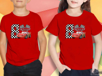 เสื้อวันเกิดเด็ก MCQUEEN CARS คอลเลกชันดีไซน์ครั้งที่ 1 ถึง 8 สําหรับเด็กชายหรือเด็กหญิง