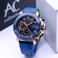 JAM TANGAN PRIA ALEXANDRE CHRISTIE AC9205 AC 9205 RUBBER ORIGINAL. GARANSI RESMI 1TAHUN Watches Quar