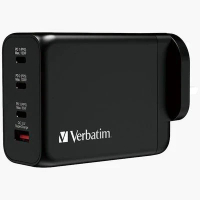 Verbatim Port 200W PD 3.0 & QC 3.0 GaN充電器 [香港行貨]