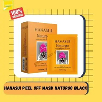 HANASUI - Peel Off Mask Naturgo Black - 1 box (isi 10) Per BOX