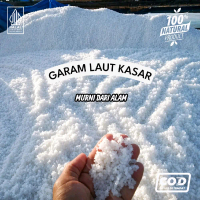 Garam Laut Kasar Premium 1kg/Garam Laut Organik Sumber Yodium Alami Garam Laut Murni 100% Tanpa Camp