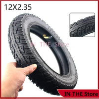 12 1/2x2.35 inch outer tire and inner tube with bend valve fits gas electric scooters e-Bike Mini crosser dirt bike
