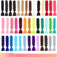 Braids Lớn, Phiên Bản Mới, Đơn Sắc Tóc Giả Dreadlock, Phong Cách Châu Phi, thắt bím Tóc Đuôi Ngựa Sợ