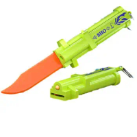 Toyfunny Halloween Funny Tricky Bloody Sharp Knife Simulation Plastic Knife, Size: 43