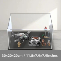 Acrylic Display Case Clear Display Box for Collectibles, Action Figures, Lego models Dustproof Protection Storage(30x20x20cm)