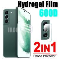 2in1 Hydrogel Film For Samsung Galaxy S21 FE S22 Ultra Plus 5G Back Screen Protector Film S 22 21FE 5 G S21FE S22Ultra S21Ultra