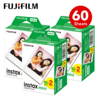 Fujifilm Instax Mini Film White Edge/Color Films 10-100 Sheets Photo Paper For Fuji Instax Camera Mini 12/8/11/25/50/90/Link/Evo