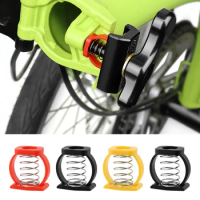 1pair Hinge Clamp Spring Enhanced Hinge Clamp Spring C Buckle For-Brompton Folding Bike 22.2x21.9mm Black/red/yellow Accessories