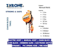 3 ton x 10 meter Katrol / Chain Block / Takel