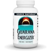 Naturals Guarana Energizer คาเฟอีนและพลังงาน* - 900 มก. 100 เม็ด