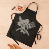 OP 38 - Sanji's personal Jolly Roger (New world) Apron Apron For Girl Barber