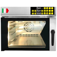 4Trays Stainless Steel Bread Electric Industrial Convection Ovens Commercial Kitchen Convection Oven Bakery Convection Oven
