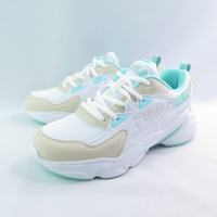 FILA 5C329Z565 女款 休閒鞋 老爹鞋 HIDDEN TAPE 10 運動鞋 白/綠【iSport愛運動】