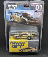 (BLISTER) MINI GT 1/64 #714 NISSAN SILVIA (S15) TOP SECRET D1GP