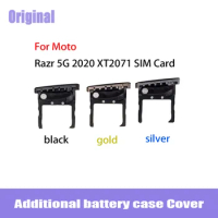 For Motorola Moto Razr 5G 2020 XT2071 SIM Card Cell Phone New Original Holder Sim Tray Slot Reader