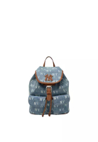 MLB Korea Classic Monogram Vintage Denim Backpack - NY Blue
