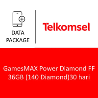 GamesMAX Power Diamond FF 36GB (140 Diamond) 30 hari