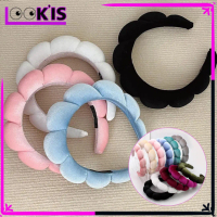 {COD} LOOKIS- Bando Tebal Besar Bando Awan Gaya Rambut Wanita Bando Awan Polos Lebar Empuk