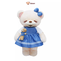 Istana Boneka Boneka Beruang Bonita Baju Overoll Jeans Blue Bahan Premium Cocok Untuk Hadiah Mainan Anak