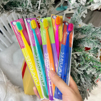 【Khot】 10pcs Soft Toothbrush Men Women Adult Household Tooth Brush Portable Orthodontic Teeth Brush 