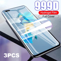 3PCS Hydrogel Film For Huawei Y6 Y9 2019 Y9s Y7 2018 Y5 Screen Protector For Huawei Y6 2019 P6 Y8p Y8s Y9a Y7p film