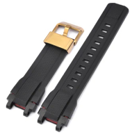 Rubber Watch Strap Accessories For Casio MTG-B1000 G1000 Watch TPU Straps Replacement stainless steel pin buckle Watch Band