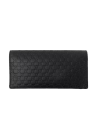 GUCCI GUCCI men's leather classic double G embossed long zipper clutch wallet
