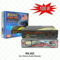 RS-PSP Car Stereo Audio Booster 1000 Watt dengan Kontrol Bass Treble dan Saklar On Off Power untuk K
